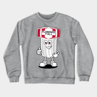 Florence Y'all Water Tower Mascot Crewneck Sweatshirt